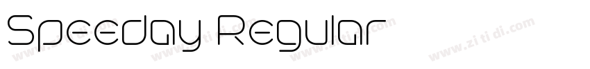 Speeday Regular字体转换 Speeday Regular字体转换